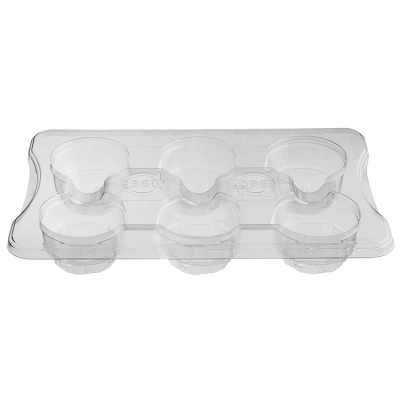 Sustainable rPET Cup Carrier/6-Hole - 1,218 units/case.