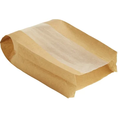 Bread Bags with Window KRAFT - 40x15cm - 1,000 pcs/box