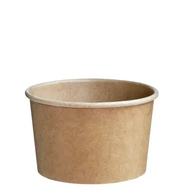 Kraft Paper Ice Cream Cups 130ml/4oz - 1,000 pcs/box