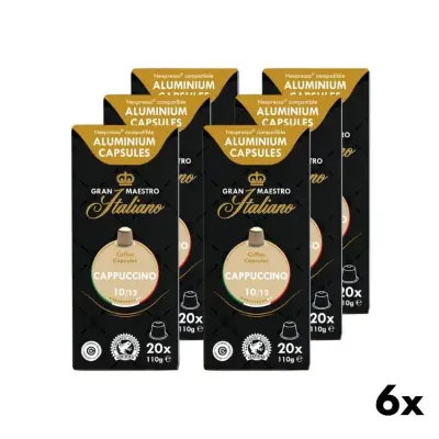 Coffee Pods Cappuccino - Gran Maestro Italiano 6x20 pcs.