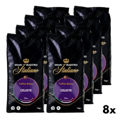 Celeste Coffee Beans - Gran Maestro Italiano 8x1kg