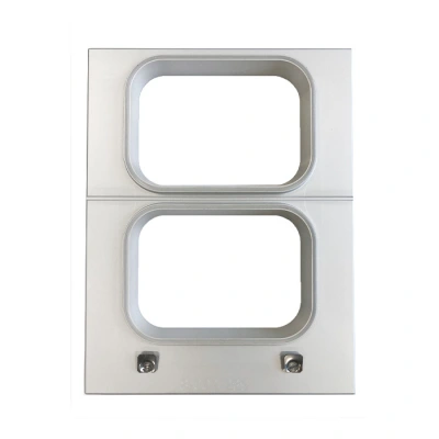 Seal Frame/Insert Ring 2-Compartment CPET Tray 144x106mm