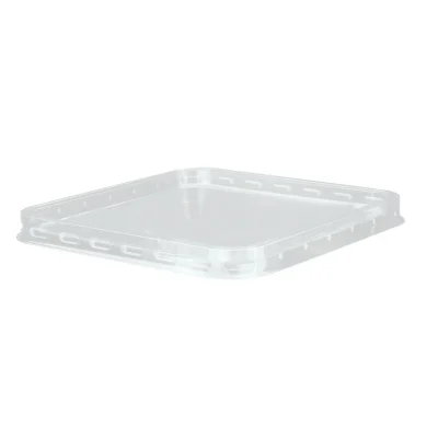 Lid 270D Transparent PET 115x115mm - 600pcs/box.