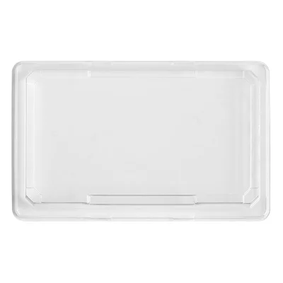 Lid Sushi Tray (rPET) 215x135mm - 280 pcs/cs.