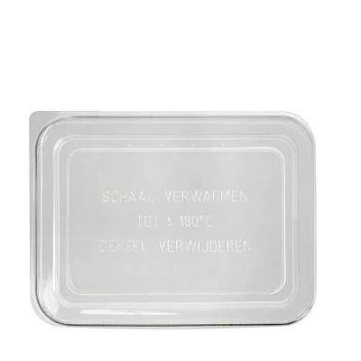 APET Lid for CPET Menu Tray 171 - 500 pcs/box