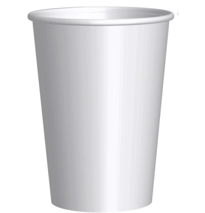 Cardboard Drinking Cup To Go White 300cc/12oz - 1,000 pcs/box.