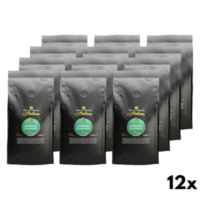 Coffee Beans Espresso Elegante - Gran Maestro Italiano 12x250g