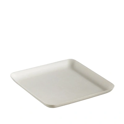 Bagastro Sugarcane Plate Square 160 x 160mm - 40 pack
