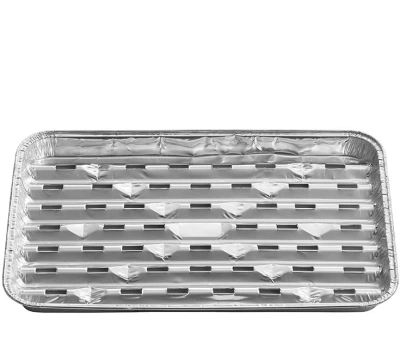 Aluminum Grill Trays 342x224x25mm - 120 pcs/box