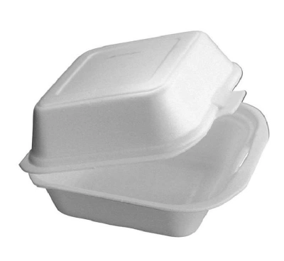 Large Burger Box XPS White - 500 pcs/box