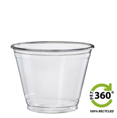 Sustainable Plastic Cup/Shaker PET360® 270cc / 9oz - 1,000 pcs/ctn.