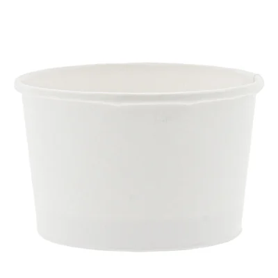 White Ice Cream Cup 360ML/12OZ - 500 pcs/box