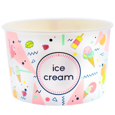 Ice Cream Cup 360ml/12oz - 500 pcs/box