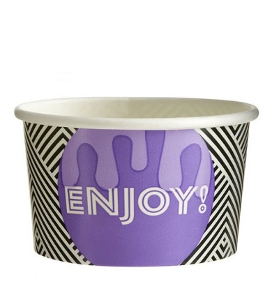 Paper Ice Cup Enjoy 240ml/8oz - 1,000 pcs/box
