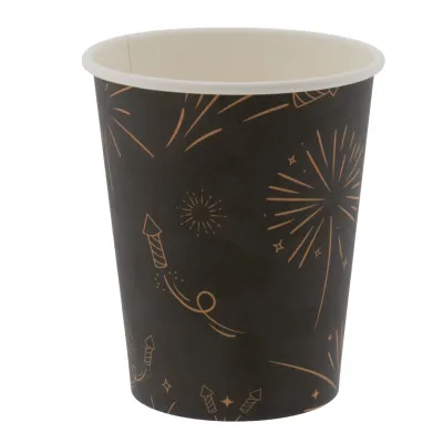 New Year Fireworks Paper Coffee Cup 200cc/8oz - 1,000 pcs/box.