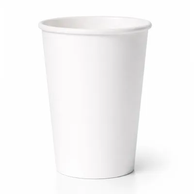 Cardboard Drinking Cup To Go White 300cc/12oz - 1,000 pcs/box.