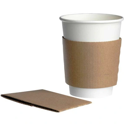 Cardboard Sleeve for ø80mm Coffee Cups - 1,000 pcs/box.
