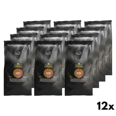 Lungo Crema Coffee Beans - Gran Maestro Italiano 12x250g