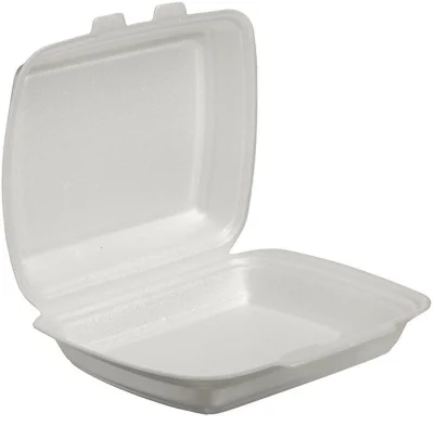 XPS White Menu Box with 1 Compartment - 200 pcs/box