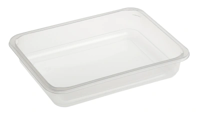 Container PP 227/30 IM 1 Compartment Clear - 520 pcs/ds.
