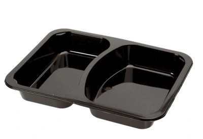 Menu Tray PP 227/45 IM 2C Black - 500 pcs/ds.