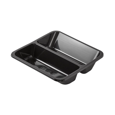Pop-Up Container for Hi-Tapas Tray rPET Black - 300 pcs/cs.