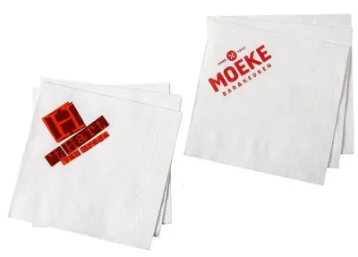 Printed Napkins 2-ply 40x40cm (min. 48,000 pcs)
