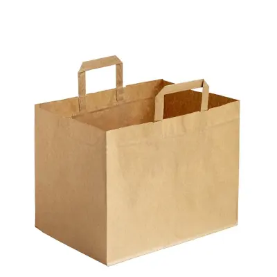 Brown/Kraft Paper Bags 32x22x25cm - 250 pcs/box.