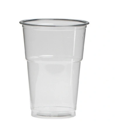 Plastic Beer Cup (rPET) 250cc (300cc max) - 1,250 pcs/box. (Printed SUP logo)