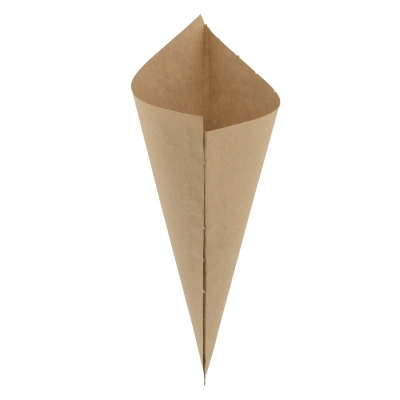 Paper cone bag – 210mm - Brown – 5 kg/box