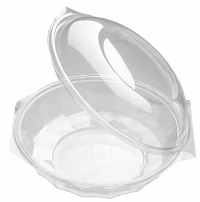 Salad Bowl with Fixed Lid (Recycled PET) 750cc - 240 pcs/box