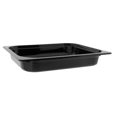 Gastro Half PP Injection Mold 50mm Black - 1,200 pcs/ds.