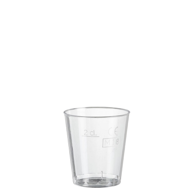 Plastic Shot Glass Small 20cc (PS) - 1,000 pcs/box