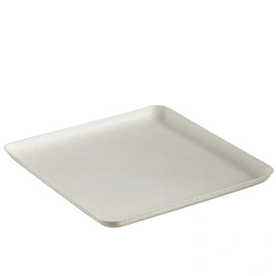 Bagastro Sugarcane Plate Square 200 x 200mm - 40 pieces