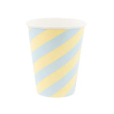 Milkshake Cup Cardboard Swirl 300ml/12oz - 1,000 pcs/box.