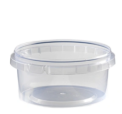 Tamper Evident Cup Ø130mm - 570cc + lid. - 210 pcs/box.