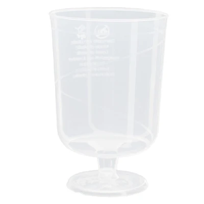 Plastic Wine Glass (PP) 175cc - 612 pcs/box.