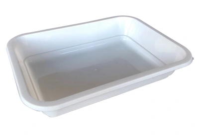 PP Menu Tray 227/50 1C White - 500 pcs/box.